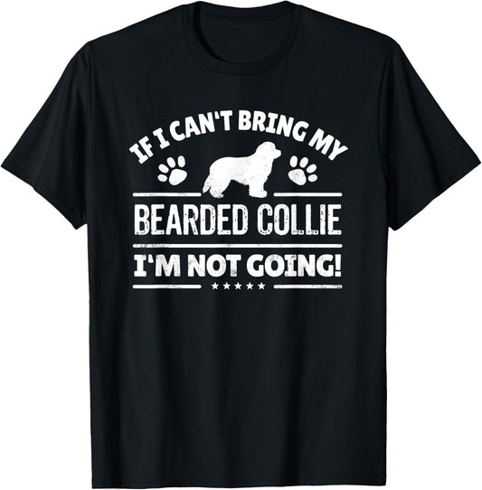 Bearded Collie T-Shirt - T-Shirt | Black