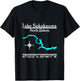 Lake Sakakawea - North Dakota T-Shirt - T-Shirt | Black