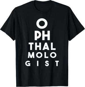 Ophthalmologist Funny Gift women doctors shirt T-Shirt - T-Shirt | Black