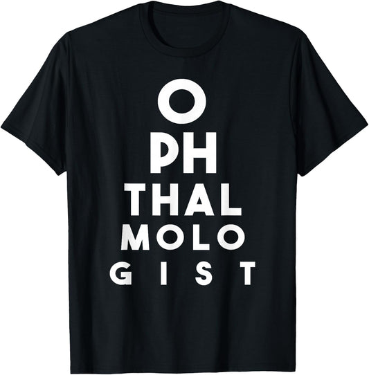 Ophthalmologist Funny Gift women doctors shirt T-Shirt - T-Shirt | Black