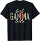 Best Gamma Ever Gifts Leopard Print Mother's Day T-Shirt - T-Shirt | Black