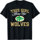 Buford Wolves Logo This Girl Loves Her HS T-Shirt - T-Shirt | Black