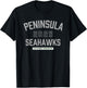 Peninsula Seahawks Gig Harbor, Washington 2025 T-Shirt - T-Shirt | Black