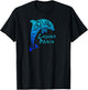 Laguna Beach, California Vintage Retro Tribal Dolphin Women Kids T-Shirt - T-Shirt | Black