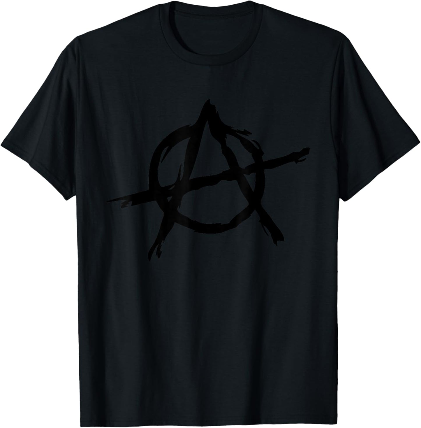 Anarchy, sign, A, black, pirate, rebel, punk, anti, future T-Shirt - T-Shirt | Black