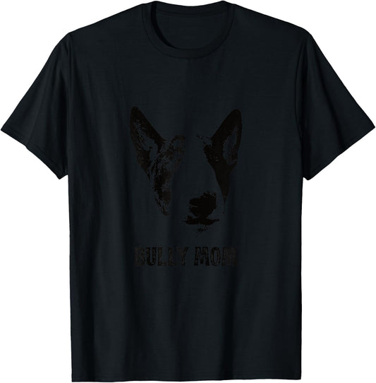 Bully Mom - English Bull Terrier Mom T-Shirt - T-Shirt | Black