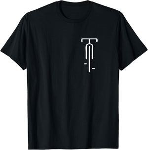 Bicycle Logo Minimal Retro for Bicycle Lovers Small T-Shirt - T-Shirt | Black