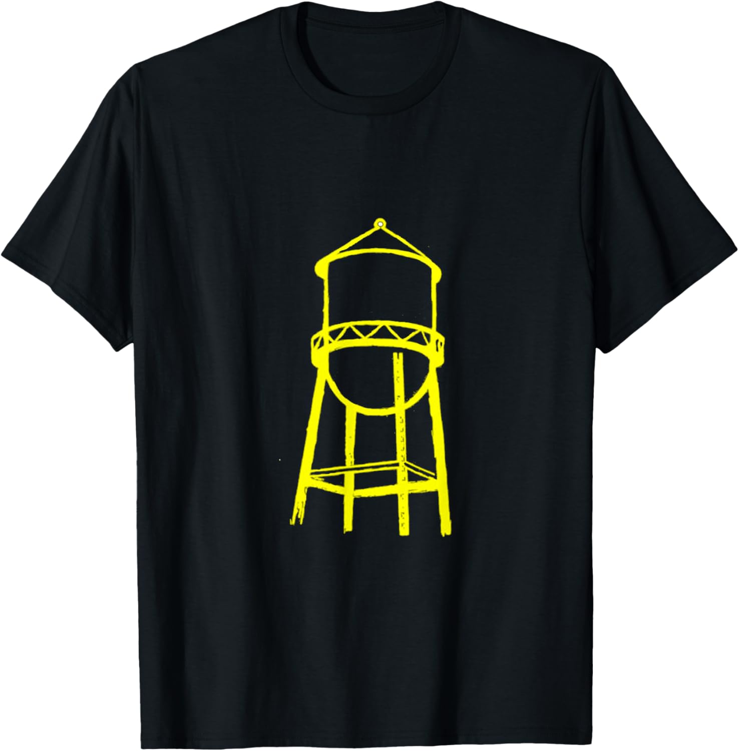 Water Tower T-Shirt - T-Shirt | Black