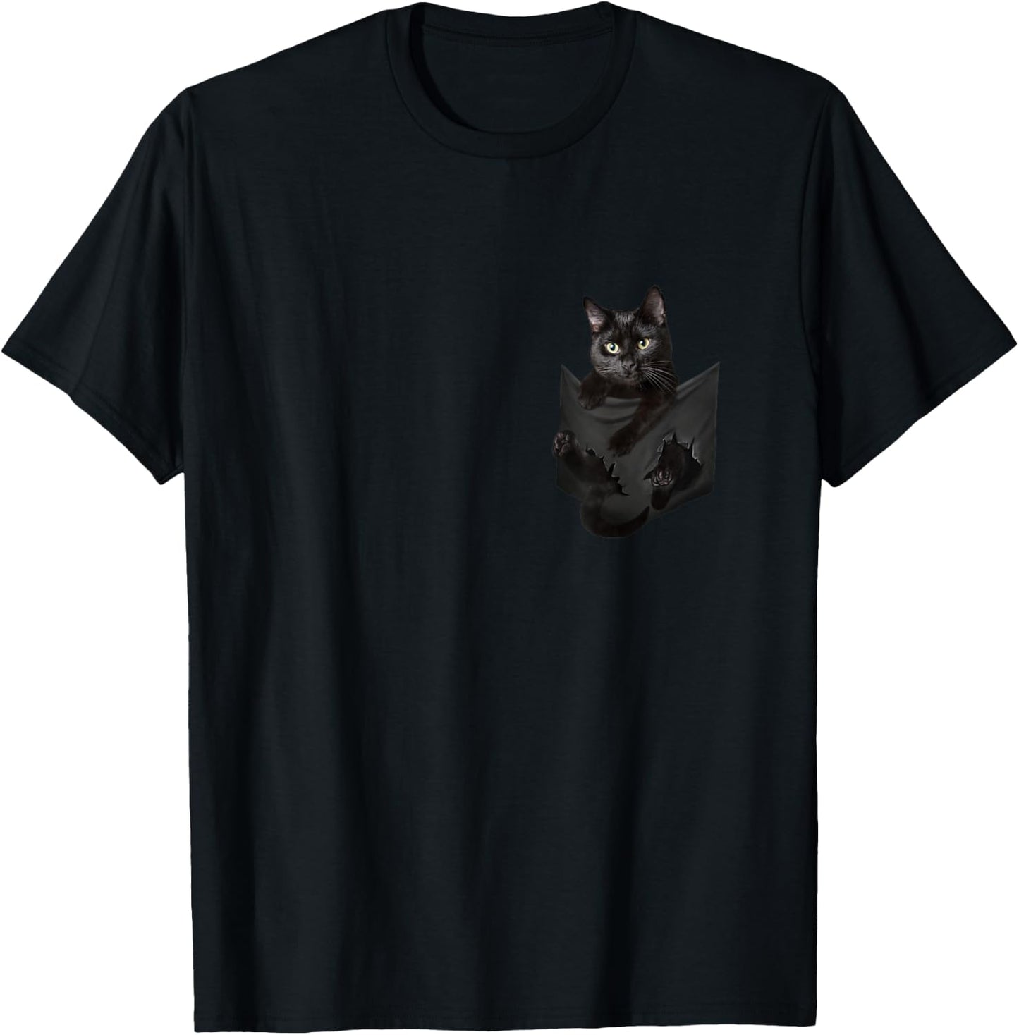 Cat Lovers Gifts Black Cat in Bag Men Women Kids T-Shirt - T-Shirt | Black