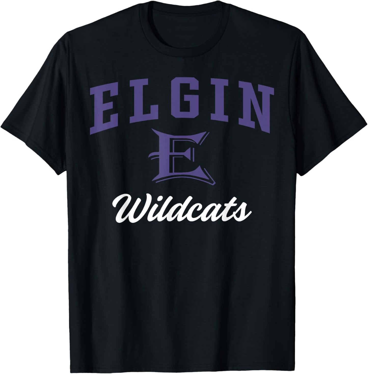 Elgin High School Wildcats C3 T-Shirt - T-Shirt | Black