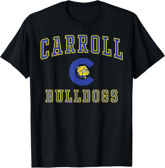 Carroll High School Bulldogs C1 T-Shirt - T-Shirt | Black