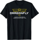 Dragonfly mission logo (white) T-Shirt - T-Shirt | Black