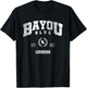 Bayou Blue LA | Louisiana | Vintage Throwback T-Shirt - T-Shirt | Black