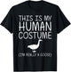 Goose Easy Halloween Human Costume Waterfowl Animal DIY Gift T-Shirt - T-Shirt | Black