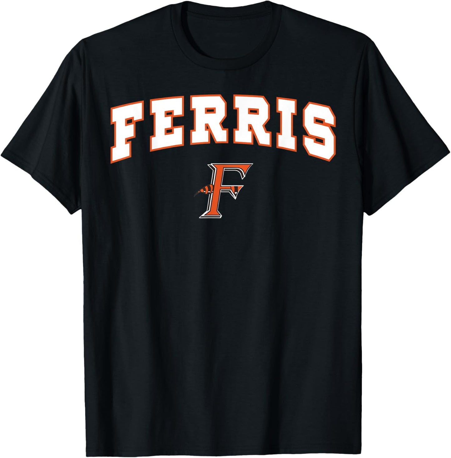 Ferris High School Yellowjackets C2 T-Shirt - T-Shirt | Black