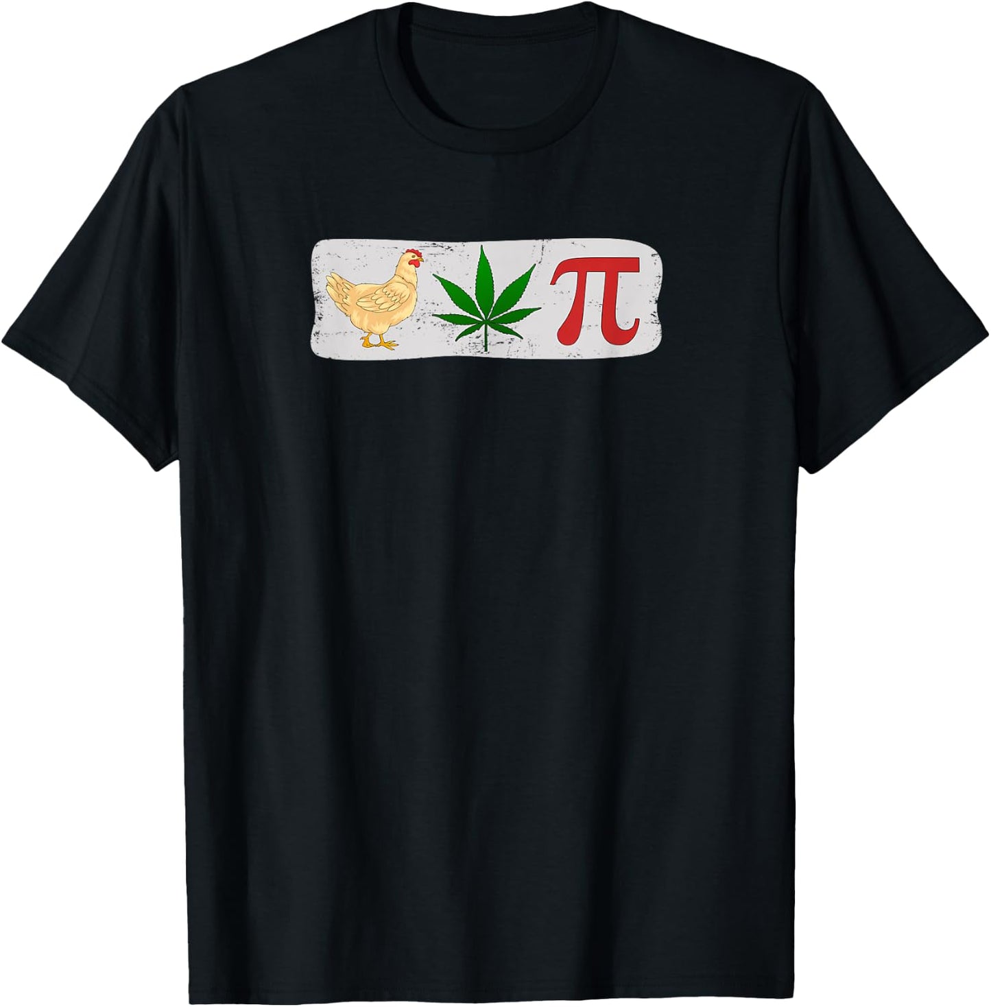 Chicken Pot Pie Weed Humor T-Shirt - T-Shirt | Black