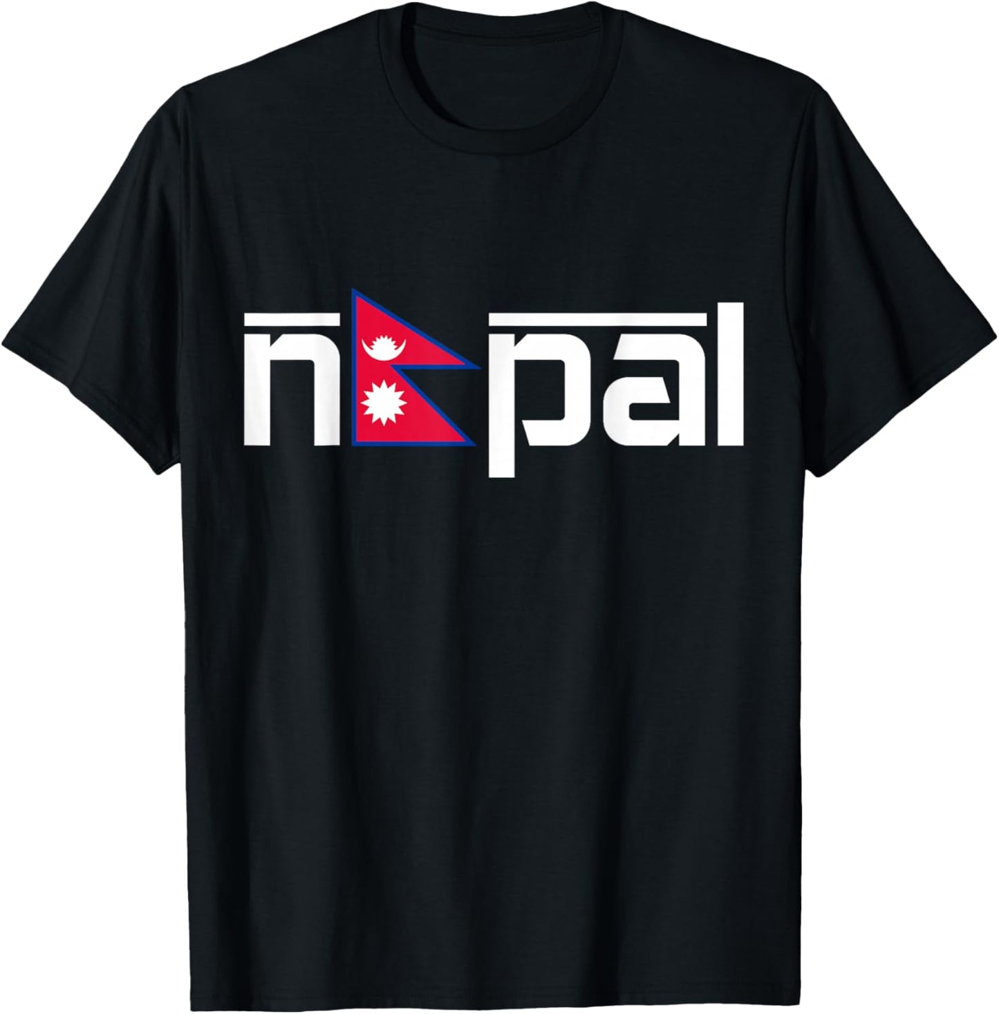 Nepal Pride Nepalese Flag Nepali Roots Heritage T-Shirt - T-Shirt | Black