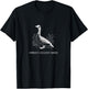 Funny World's Silliest Goose Vintage T-Shirt - T-Shirt | Black