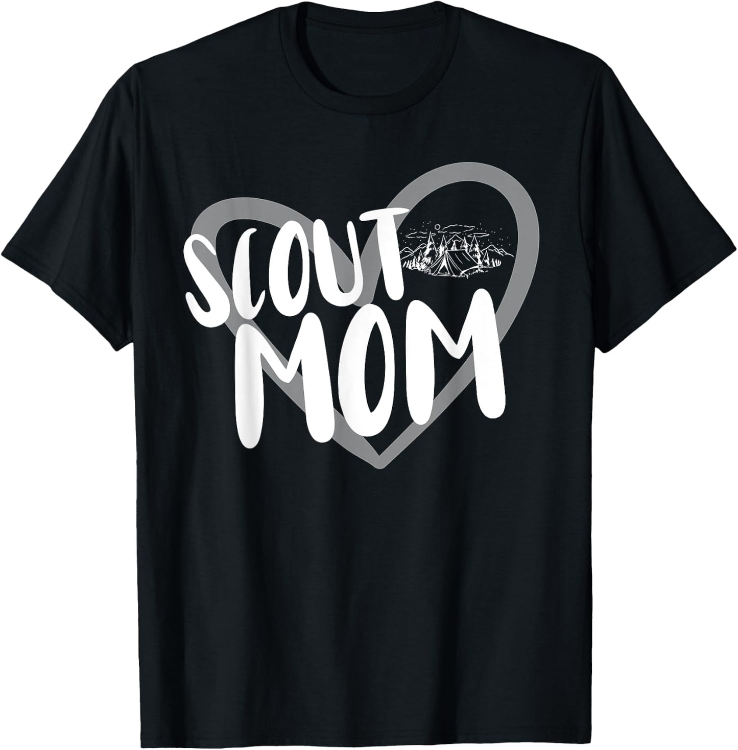 Scouting Funny Scout Mom T-Shirt - T-Shirt | Black