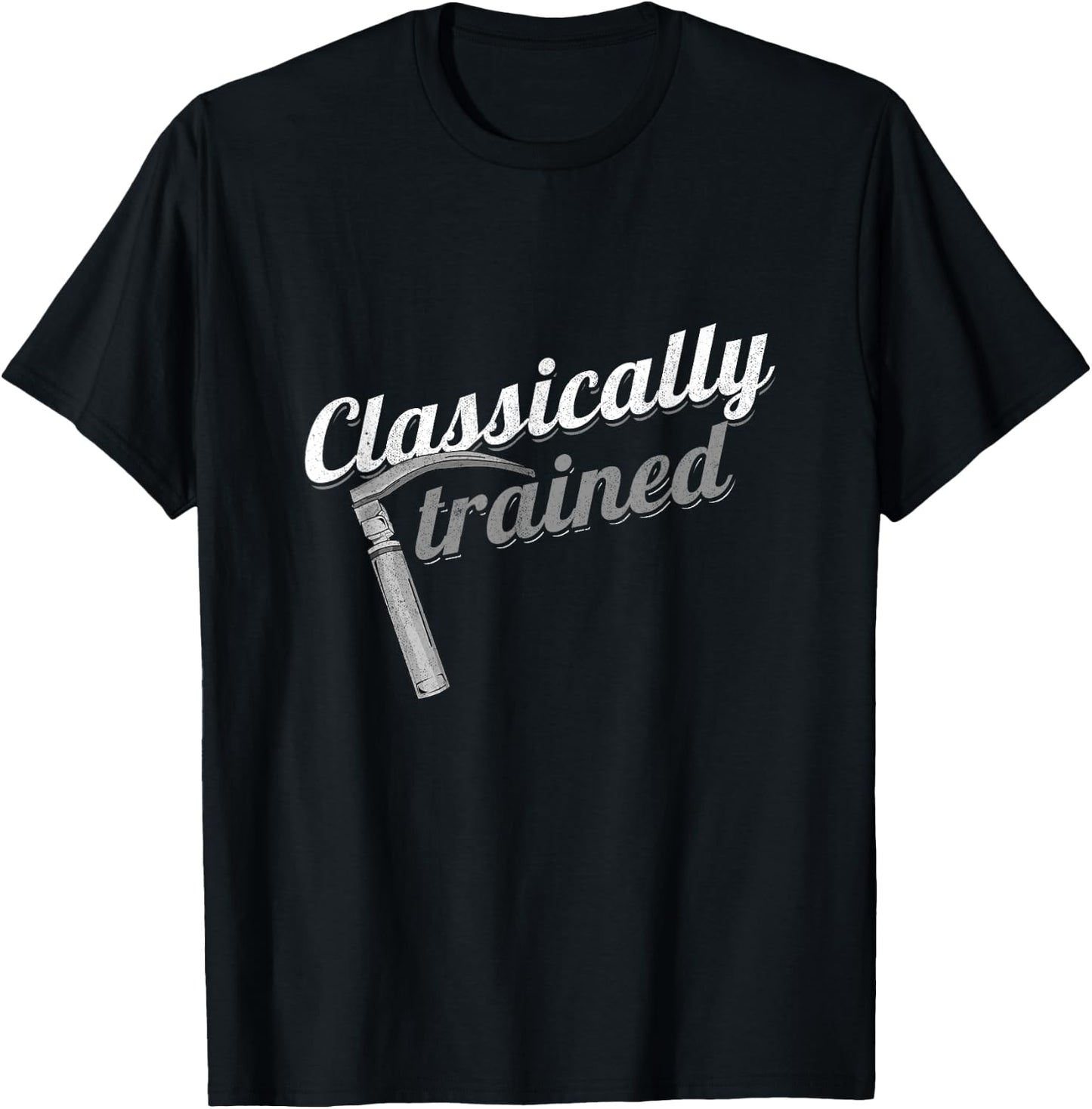 Classically Trained Laryngoscope Anesthetist Pulmonologist T-Shirt - T-Shirt | Black