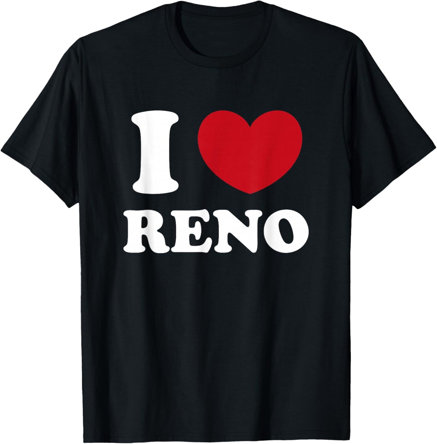I Love Reno T-Shirt - T-Shirt | Black