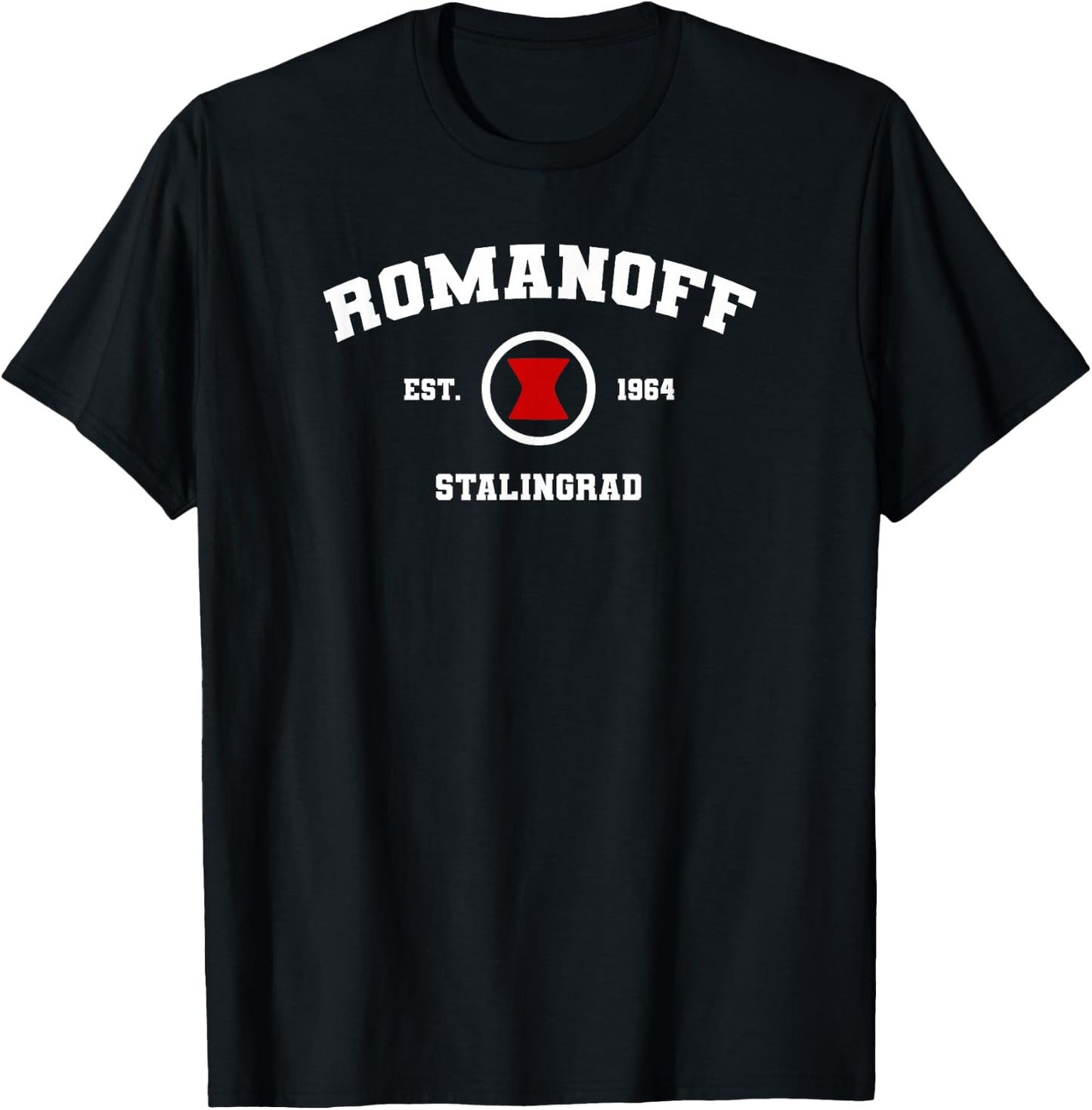 Marvel Black Widow Romanoff Collegiate T-Shirt - T-Shirt | Black
