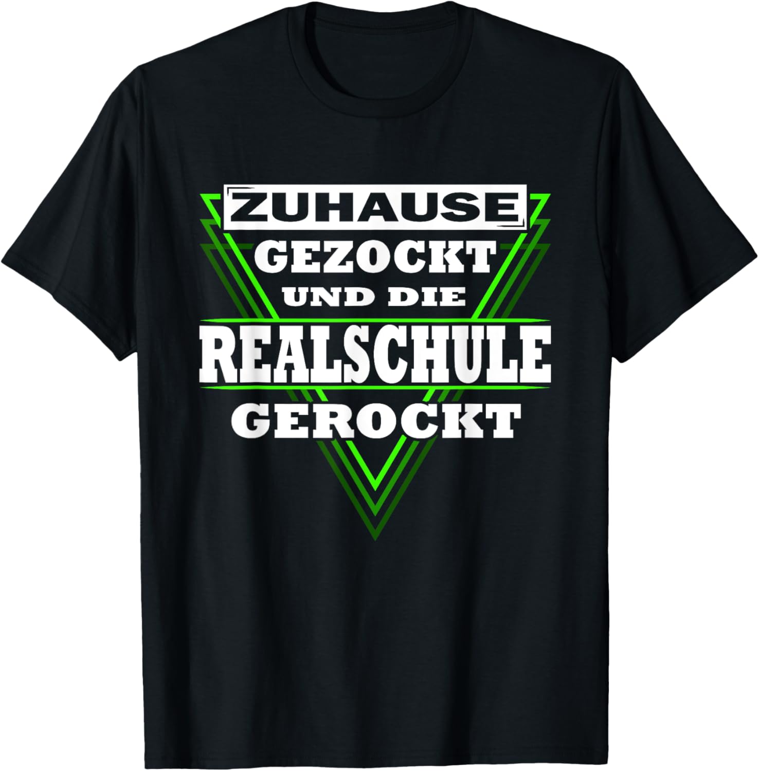 Abschlussklasse 2024 | Realschulabschluss gerockt T-Shirt - T-Shirt | Black