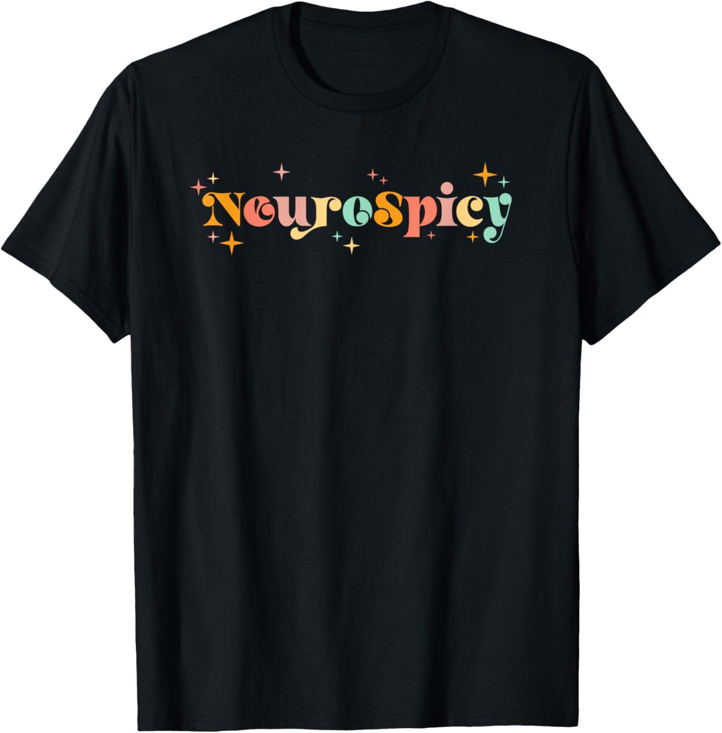 NeuroSpicy: Neurodiversität, Neurodivergenz, ADHS und Autismus T-Shirt - T-Shirt | Black