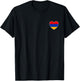 I Heart Armenia - Fun Armenian Flag Heart T-Shirt - T-Shirt | Black