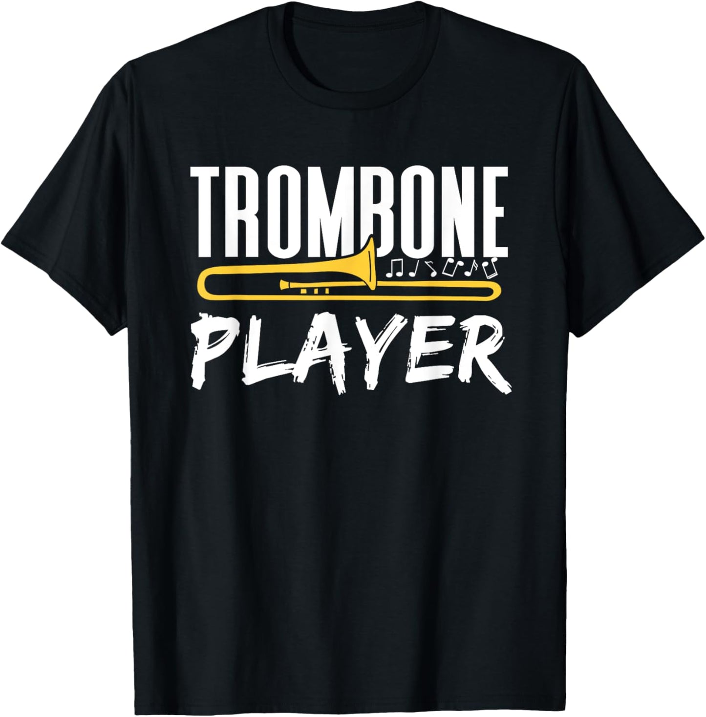 Trombone Player Instrument Trombonist Trombones T-Shirt - T-Shirt | Black