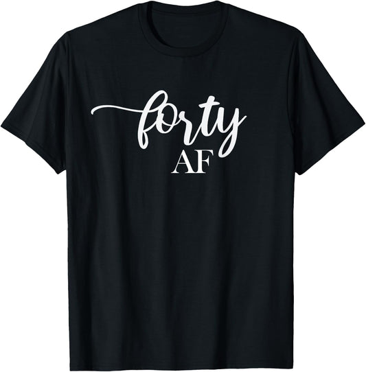 Forty 40 AF Novelty T-Shirt - T-Shirt | Black