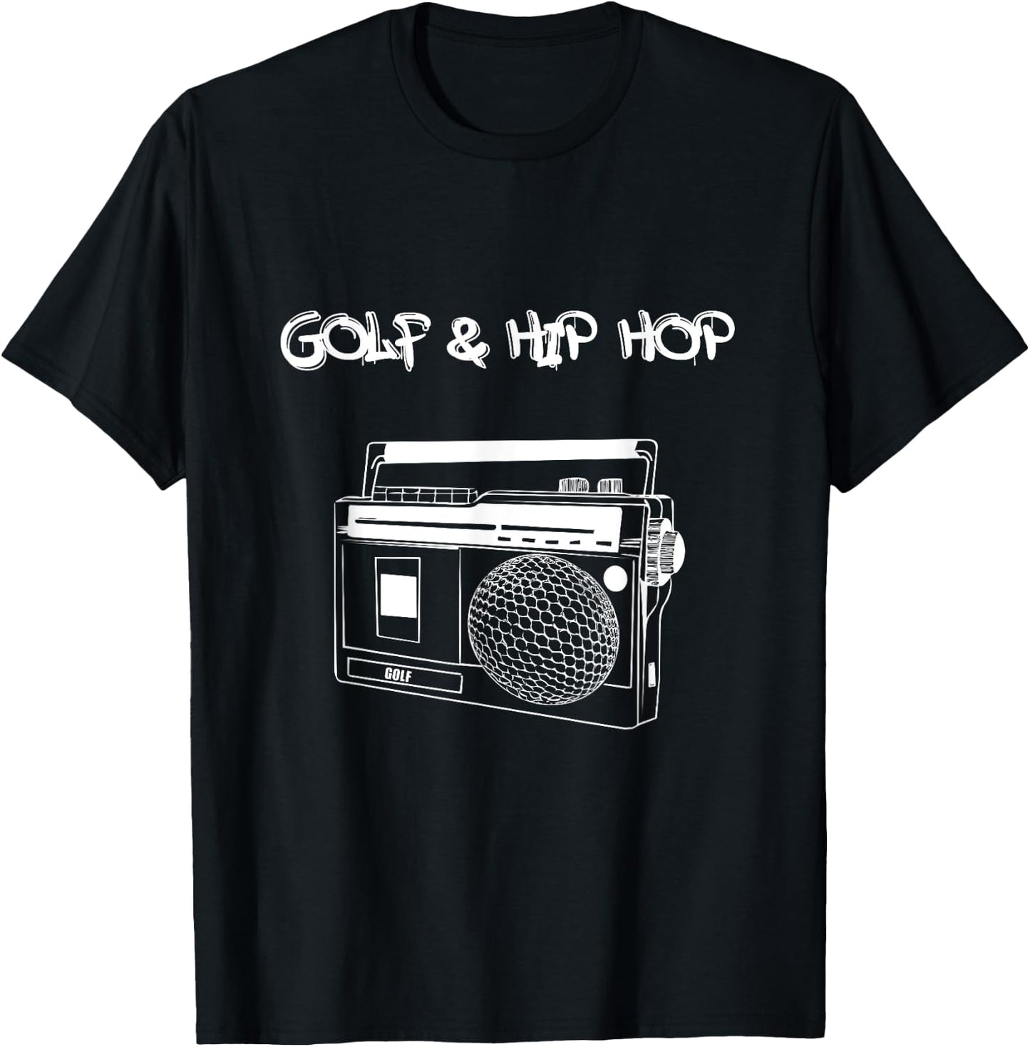 Golf and Hip Hop T-Shirt - T-Shirt | Black