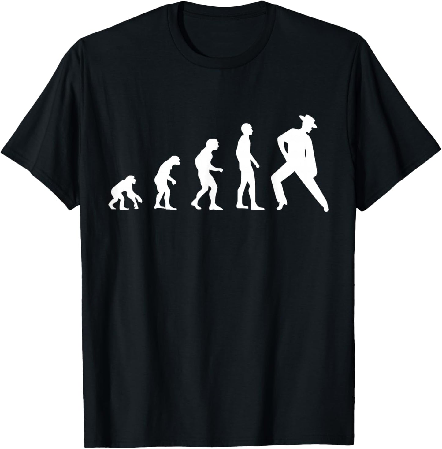 Flamenco Dance Evolution Dancer Spain Lover Flamenco Costume T-Shirt - T-Shirt | Black