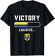 Ukraine Victory is loading. America Ukrainian Flags Veteran T-Shirt - T-Shirt | Black