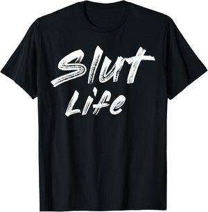 Swingers Slut Life Sexy Swinger Party Hotwife Gifts T-Shirt - T-Shirt | Black