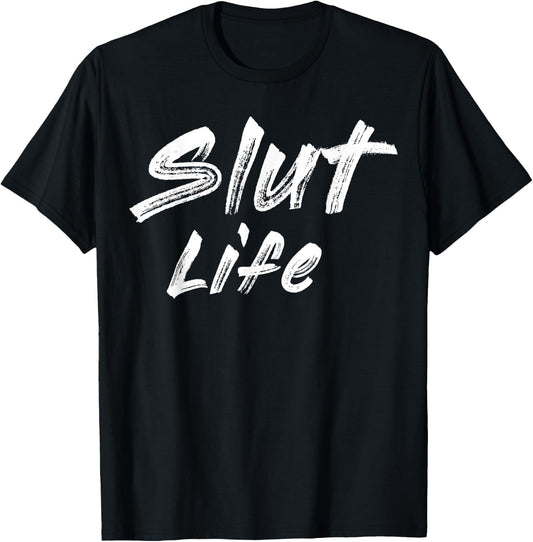 Swingers Slut Life Sexy Swinger Party Hotwife Gifts T-Shirt - T-Shirt | Black