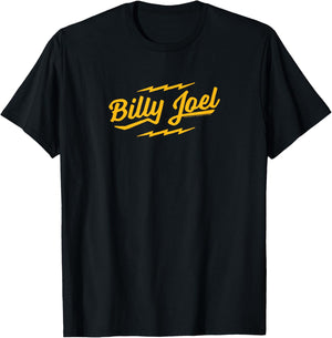 Billy Joel - Big Shot (Yellow) T-Shirt - T-Shirt | Black