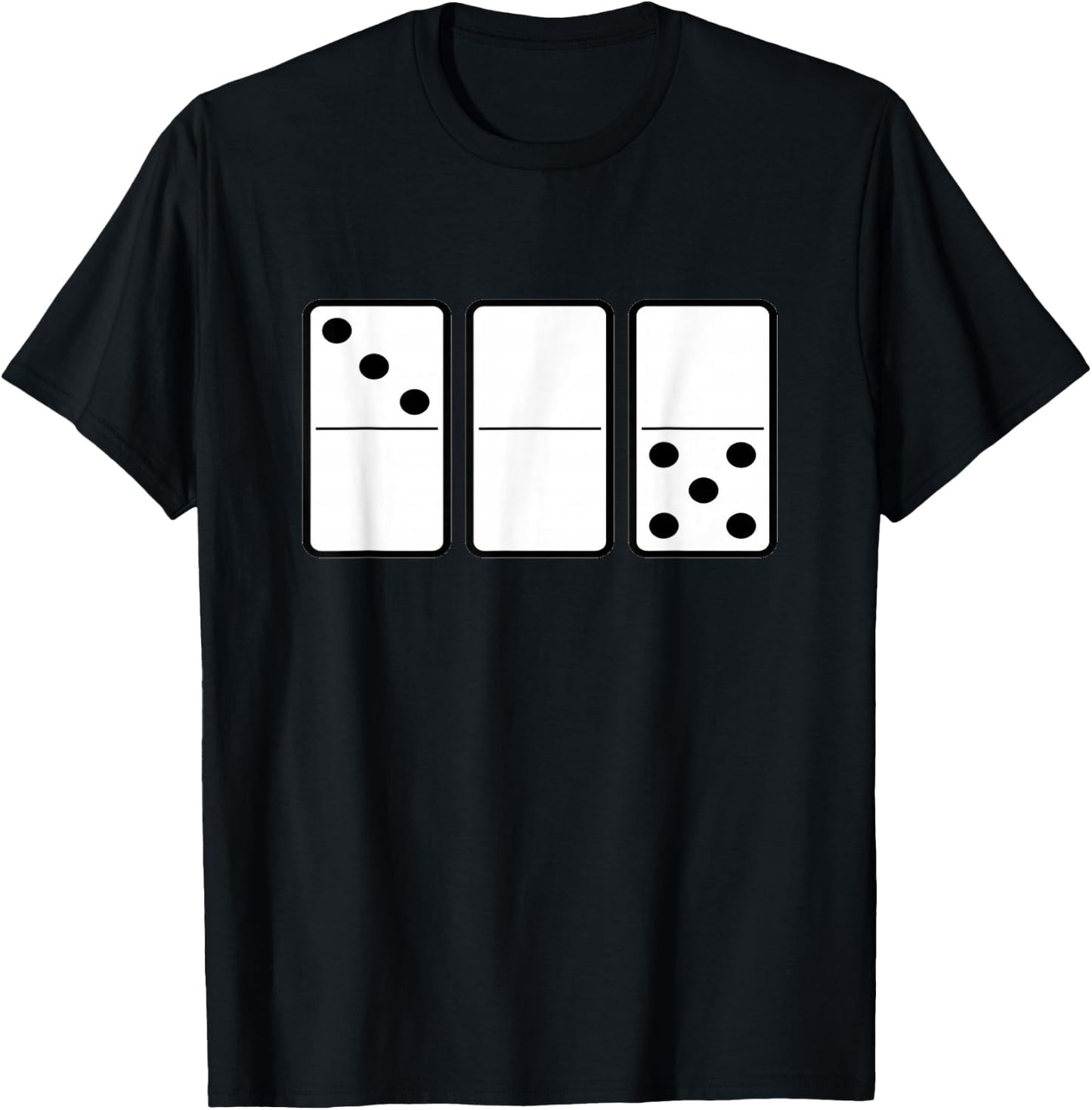 Three Zero Five 305 Miami Domino T-Shirt - T-Shirt | Black