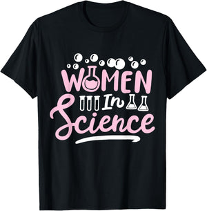 Science Girl Chemistry Science Teacher Women in Science T-Shirt - T-Shirt | Black