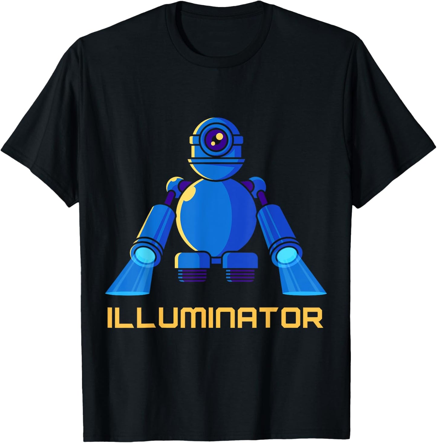 ILLUMINATOR MOVING LIGHT Theatre Lighting Technician Stage T-Shirt - T-Shirt | Black