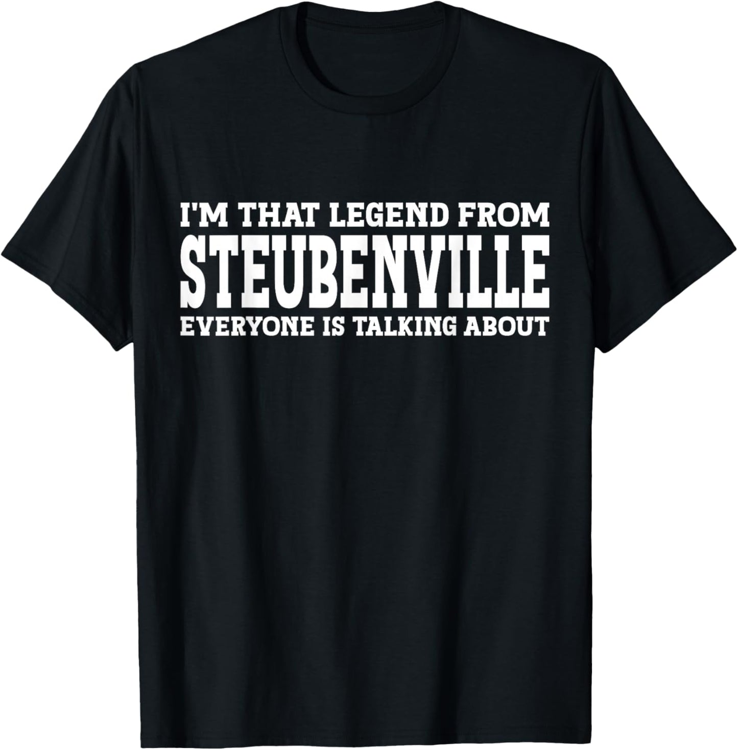 Steubenville Hometown OH Ohio Home Roots City Steubenville T-Shirt - T-Shirt | Black