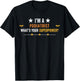 I'm a Podiatrist What is Your Superpower Vintage T-Shirt - T-Shirt | Black