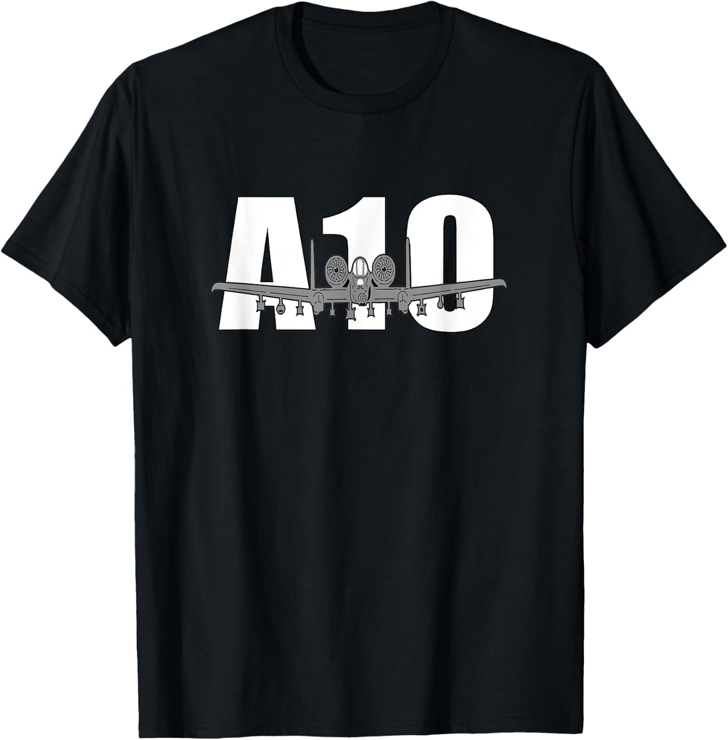A10 Warthog Gifts- Fighter Military Airplane USAF Warthog T-Shirt - T-Shirt | Black