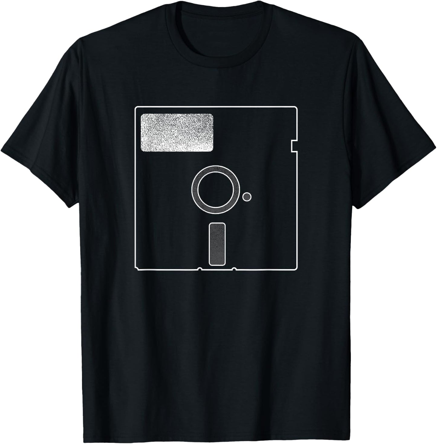 Floppy Disk T-Shirt - T-Shirt | Black
