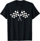Checkered Flag Racing T-Shirt - T-Shirt | Black