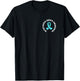 Great Myasthenia Gravis Awareness Pocket Outfit Teal Ribbon T-Shirt - T-Shirt | Black
