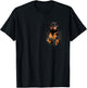 Dog lovers gifts Rottweiler in a bag T-Shirt - T-Shirt | Black