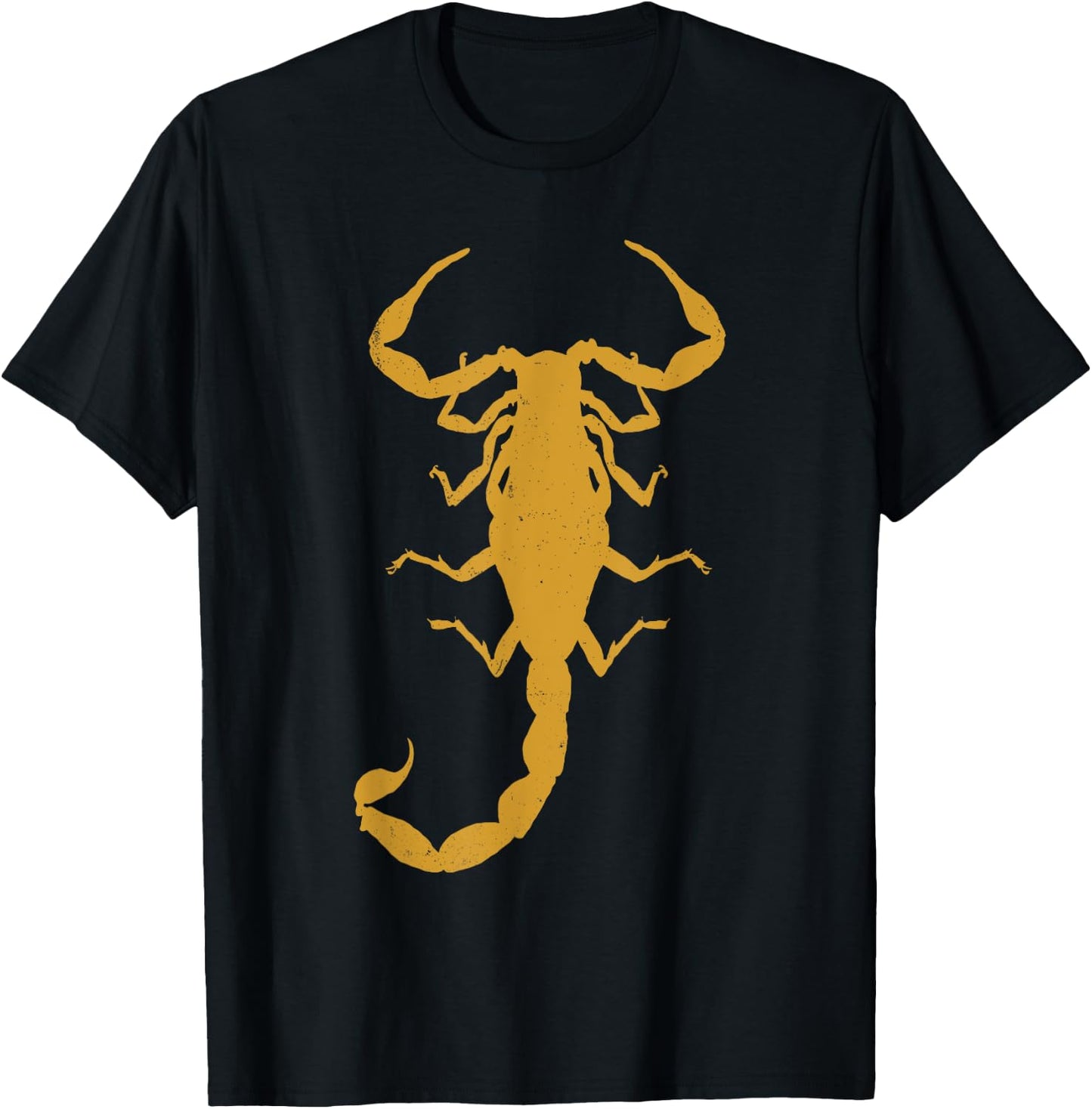 Cool Scorpion Design , Women, Teens Kids Yellow Print T-Shirt - T-Shirt | Black