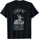 Liberte Egalite Fraternite French Revolution T-Shirt - T-Shirt | Black