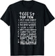 God's Top Ten 10 Commandments Jesus Christian Bible Verse T-Shirt - T-Shirt | Black